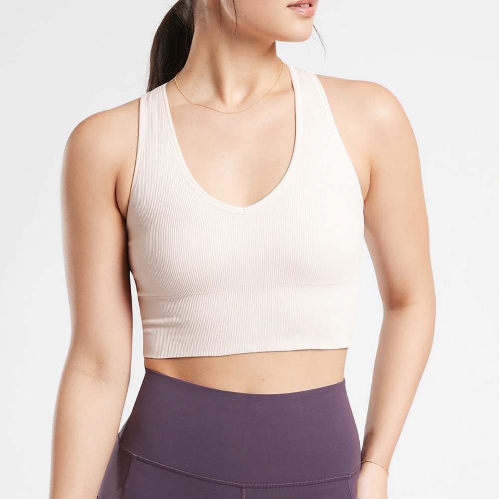 Athleta Aurora Seamless Crop Rib Tank